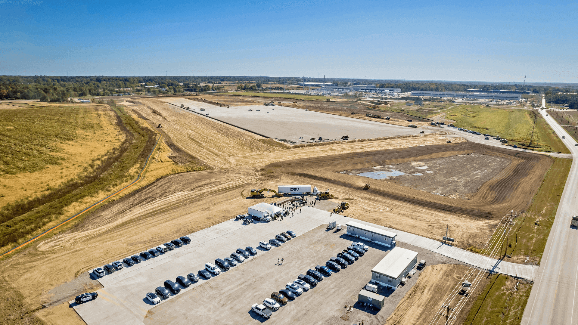 Ohio groundbreaking aerial view